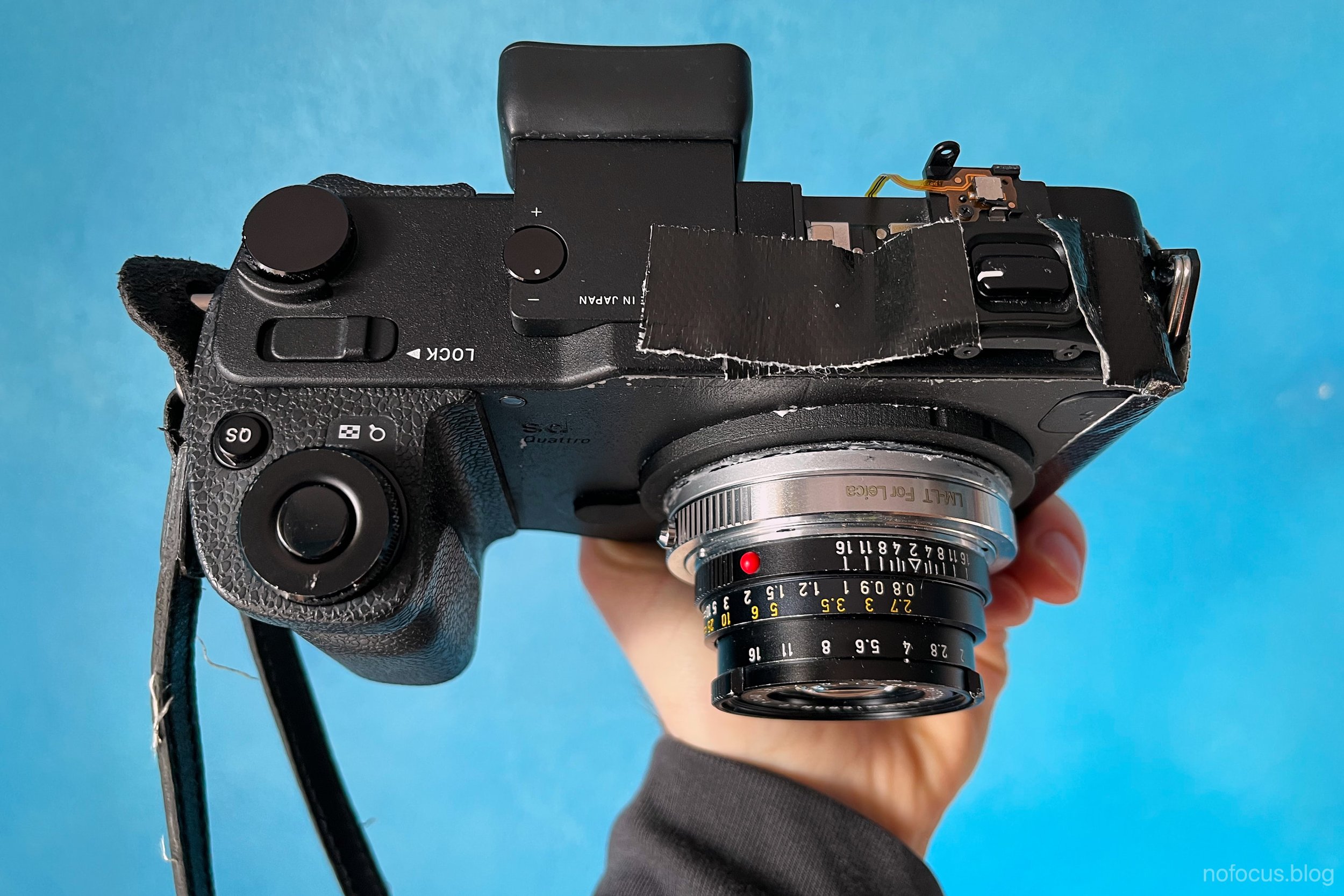 Sigma sd Quattro to Custom Leica Mount DIY conversion — nofocus